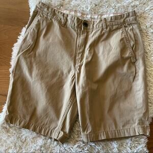 JT Jack Threads flat front chinos casual shorts mens size 31 tan
